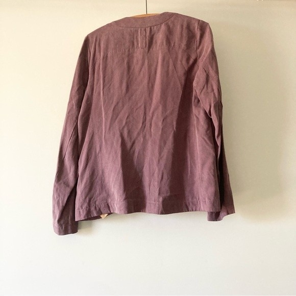 Anthropology Elevenses Plum jacket size 8 - Picture 3 of 7
